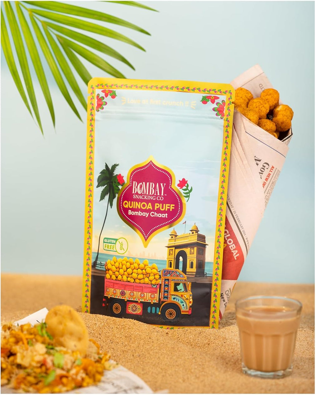 Quinoa Puffs – Bombay Chaat (Pack of 2)