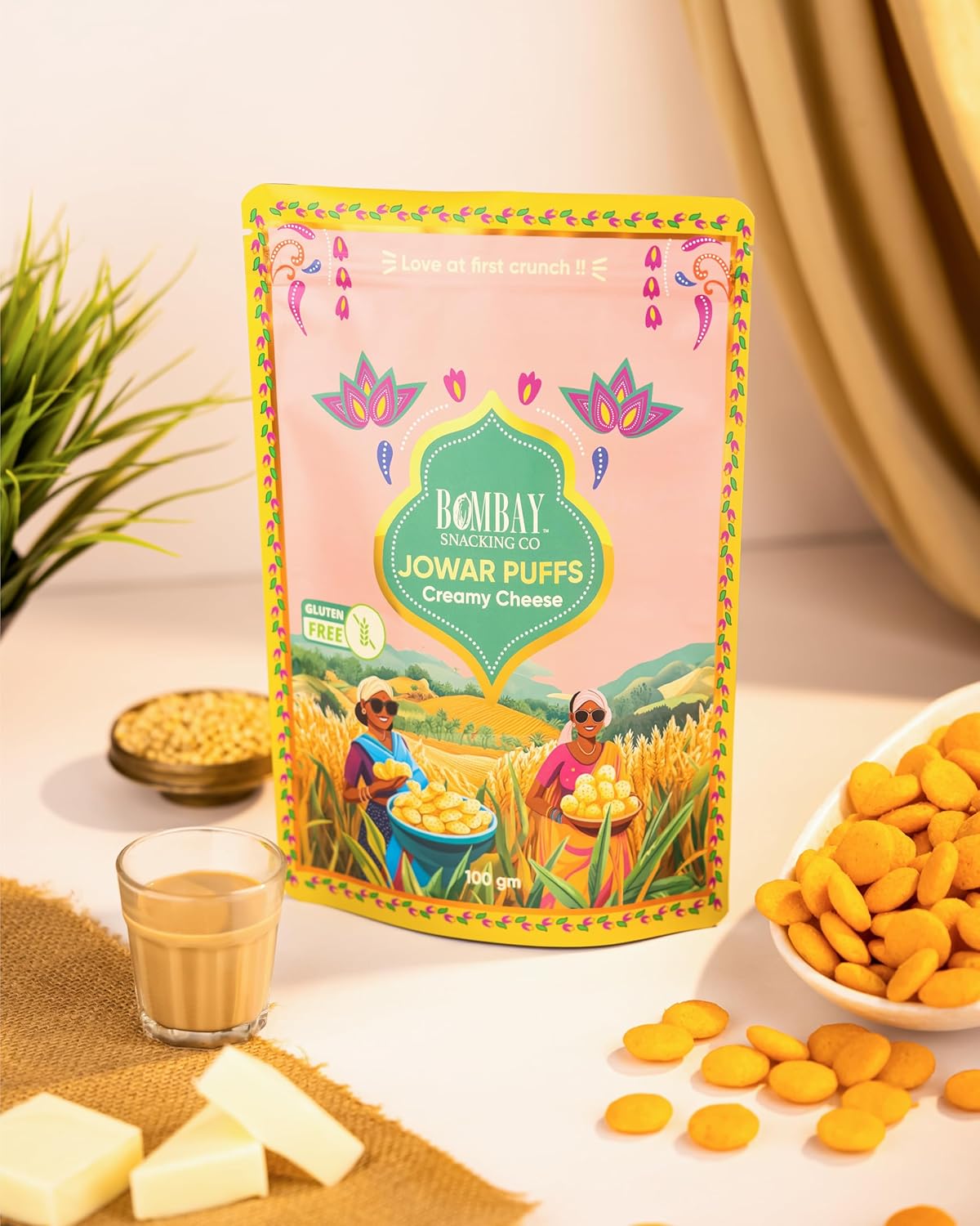 Jowar Puffs - Creamy Cheese