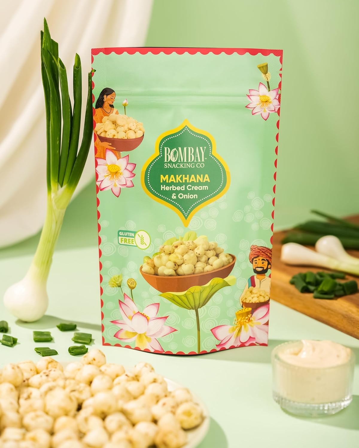 Cream & Onion Makhana (Pack of 2)