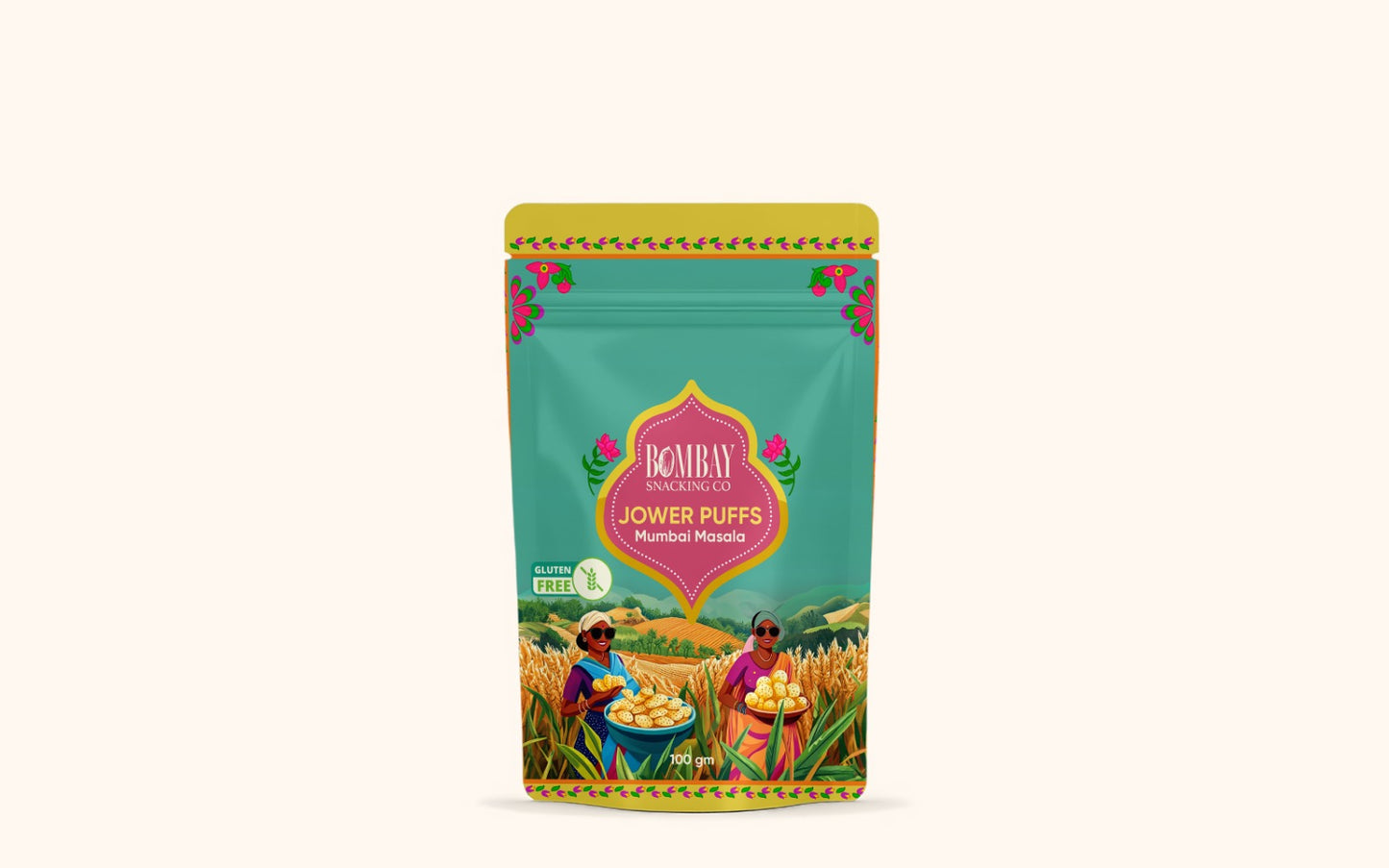 Mumbai Masala Jowar Puffs (J) :30 Gms