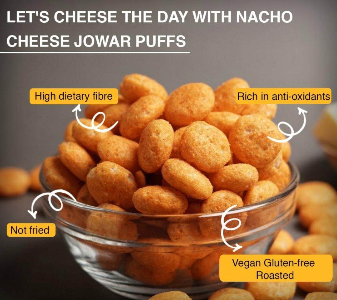 Cheesy Munch Jowar Puffs (J): 30 Gms