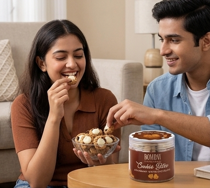 Bombay Snacking Co. | Cookie Bites (Nutella Sea Salt)  Big Gourmet Energy in a Tiny, Irresistible Bite!