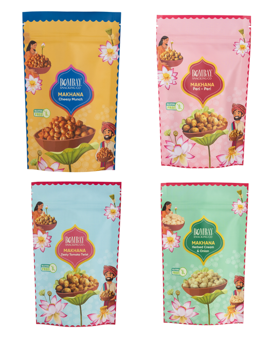 Makhana Variety pack of 4