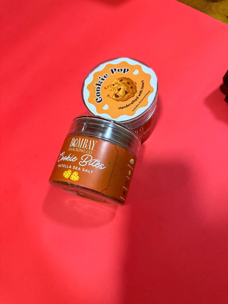 Bombay Snacking Co. | Cookie Bites (Nutella Sea Salt)  Big Gourmet Energy in a Tiny, Irresistible Bite!