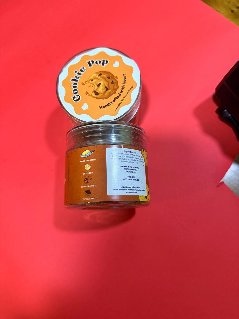 Bombay Snacking Co. | Cookie Bites (Nutella Sea Salt)  Big Gourmet Energy in a Tiny, Irresistible Bite!