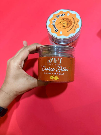 Bombay Snacking Co. | Cookie Bites (Nutella Sea Salt)  Big Gourmet Energy in a Tiny, Irresistible Bite!